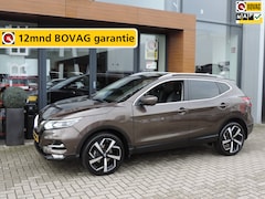 Nissan Qashqai - 1.2 Tekna + | Afn th | ECC | 360Cam | 19'' | Halfleer | LED kopl | Privglas | Cr. contr |
