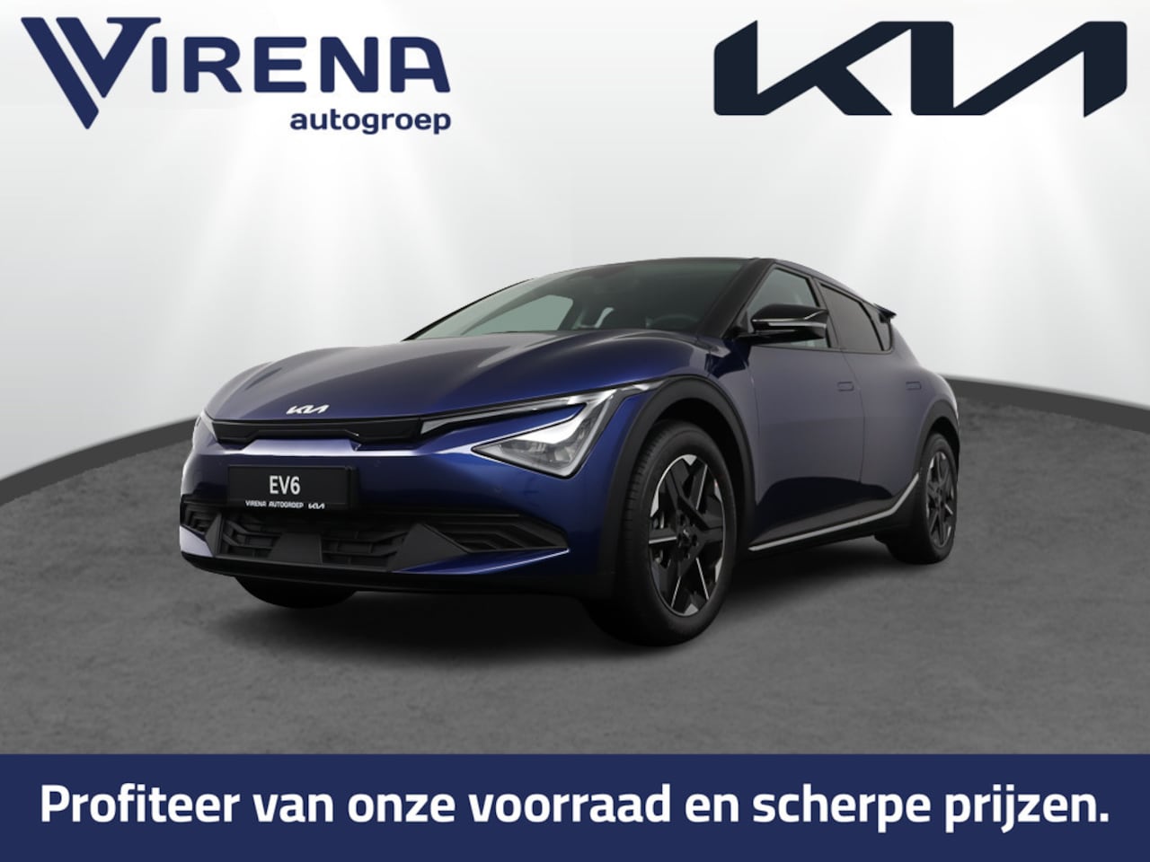 Kia EV6 - Light Edition 63 kWh - *DEMO* - Navigatie - Getint Glas - Stoel-/stuurverwarming - Cruise - AutoWereld.nl