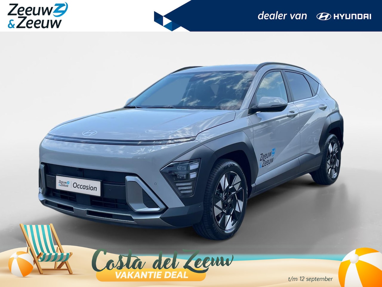 Hyundai Kona - 1.6 GDI HEV Premium | Lederen bekleding| Stoelverwarming V+A | Bose |360 graden camera| - AutoWereld.nl
