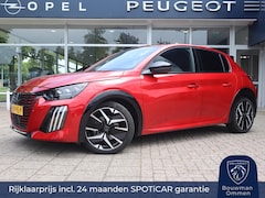 Peugeot 208 - GT HYBRID 145pk e-DCS6 automaat, Rijklaarprijs, Camera voor en achter Adaptieve cruise con