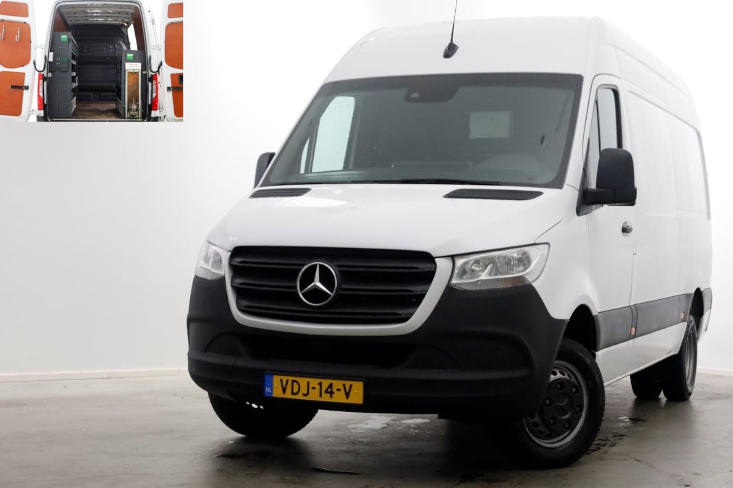 Mercedes-Benz Sprinter - 516 CDI 163pk E6 L2H2 Airco/Inrichting/230V Trekhaak 3500kg 11-2019 - AutoWereld.nl