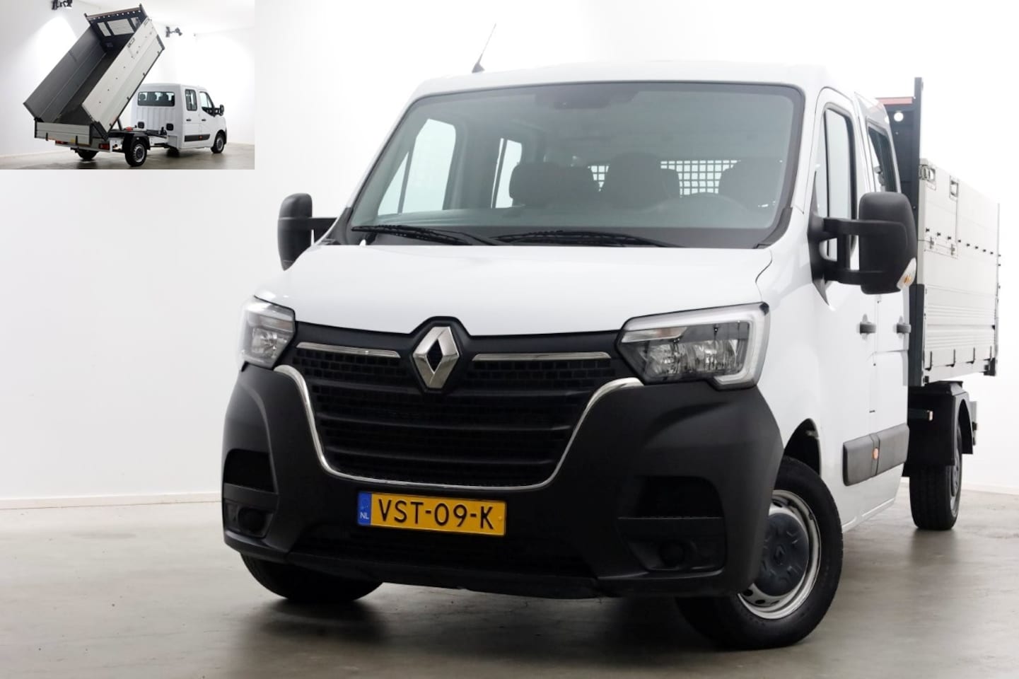 Renault Master - T35 2.3 dCi 145pk L3 D.C. Kipper met hoge boorden 11-2022 - AutoWereld.nl