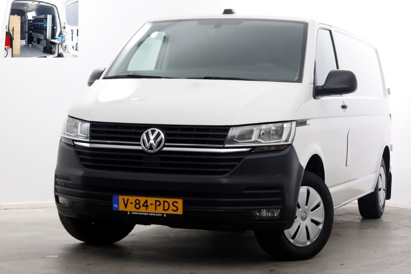 Volkswagen Transporter - T6.1 2.0 TDI 150pk DSG-Automaat Lang Airco/Navi/Inrichting 04-2021 - AutoWereld.nl