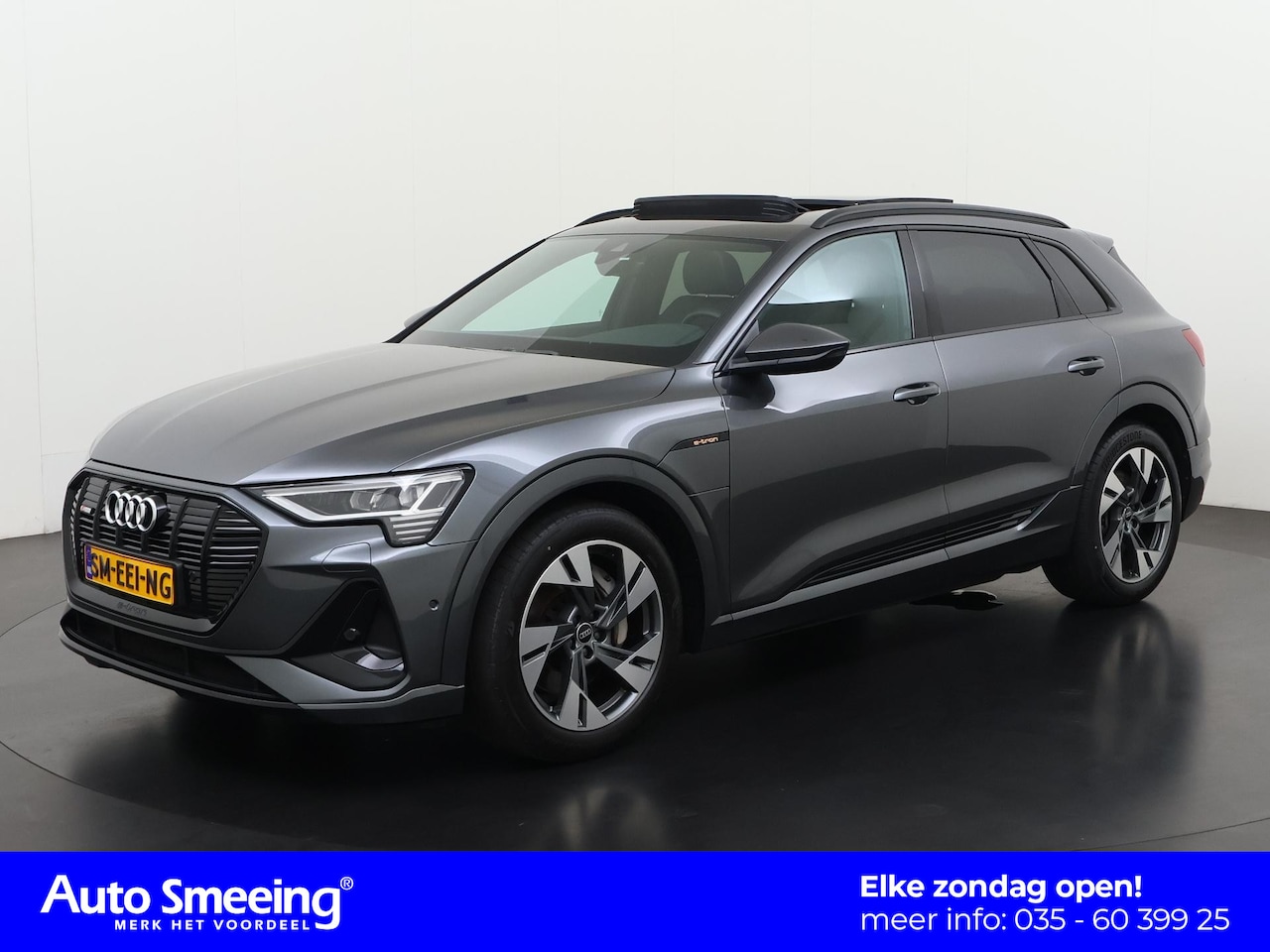 Audi e-tron - 55 quattro S edition 95 kWh | Panoramadak | Trekhaak | Bang&Olufsen | S-Line | Zondag Open - AutoWereld.nl