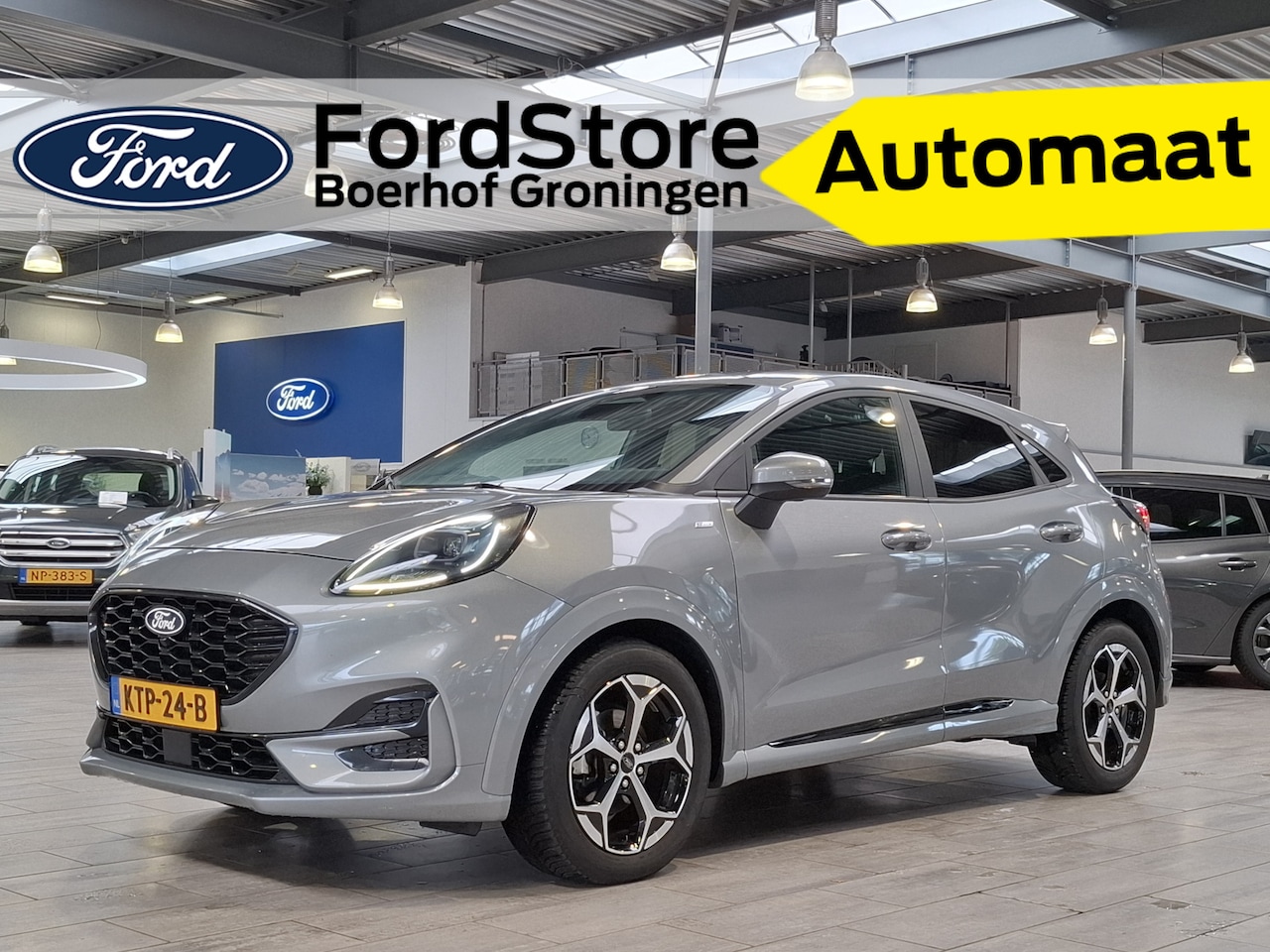Ford Puma - EcoBoost Hybrid 125pk ST-Line X | Winter Pack | El. a. klep | B&O | Half leer | Cruise | C - AutoWereld.nl