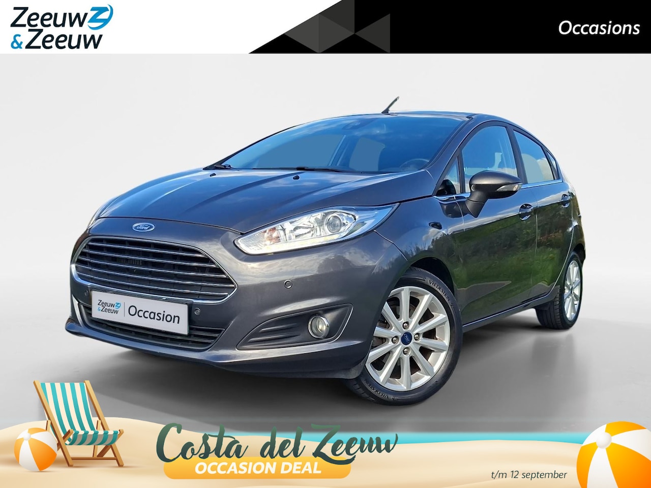 Ford Fiesta - 1.0 EcoBoost Titanium | Nieuwe Distributiriem | Navigatie | Climate Control | Cruise Contr - AutoWereld.nl