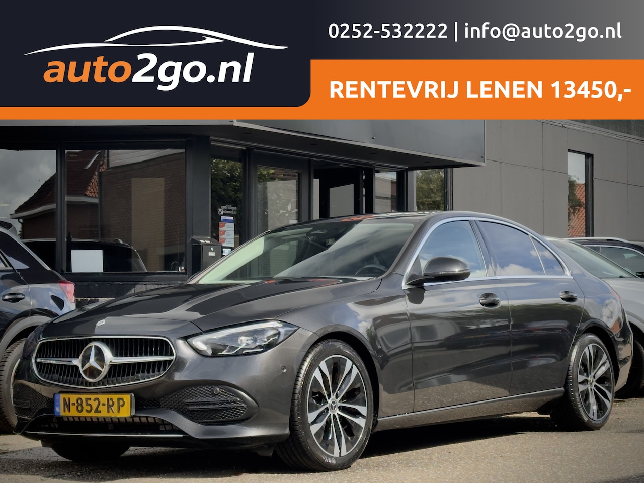 Mercedes-Benz C-klasse - 180 AUT9 LUXURY-LINE LEDER NAVI CAMERA DIGI-DASH APPLE-CARPLAY LED LMV PDC - AutoWereld.nl