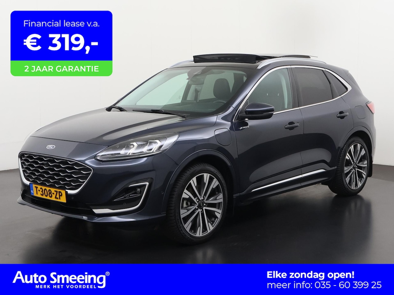 Ford Kuga - 2.5 PHEV Vignale | Panoramadak | Trekhaak | Carplay Bang & Olufsen | Zondag Open! - AutoWereld.nl