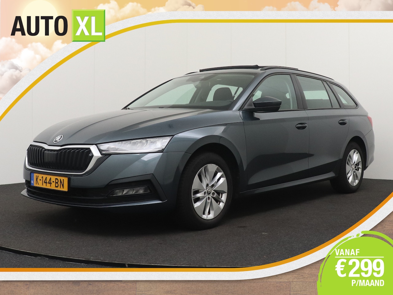 Skoda Octavia Combi - 111 PK TSI Business+ Pano-dak Climate Elek.Trekhaak - AutoWereld.nl