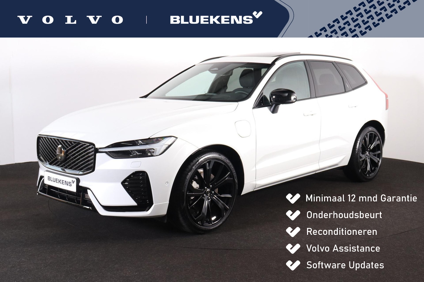 Volvo XC60 - T6 Recharge AWD Ultra Black Edition - Luchtvering - Panorama/schuifdak - IntelliSafe Assis - AutoWereld.nl