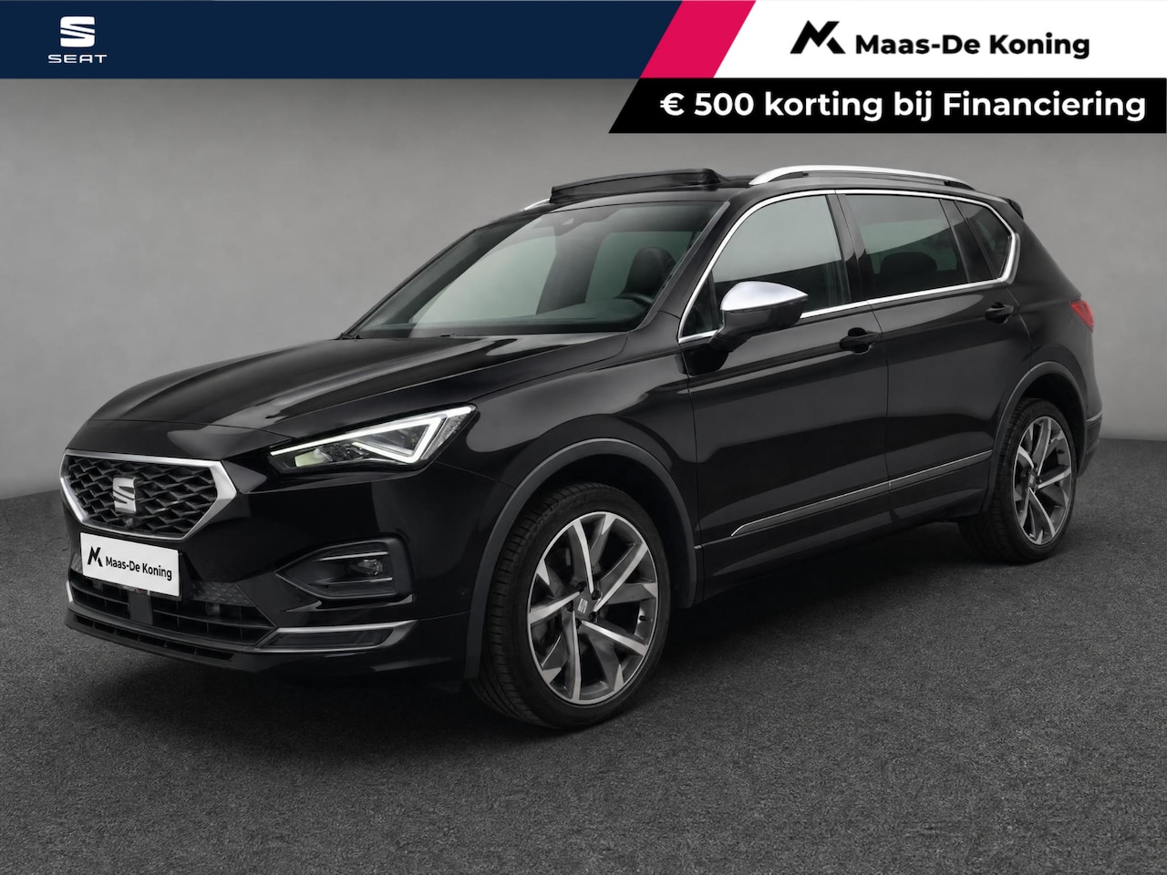 SEAT Tarraco - 1.4TSIe-Hybrid 180kW/245PK PHEV FR · Panoramdak · Trekhaak · 360°Camera + Parkeersensoren - AutoWereld.nl