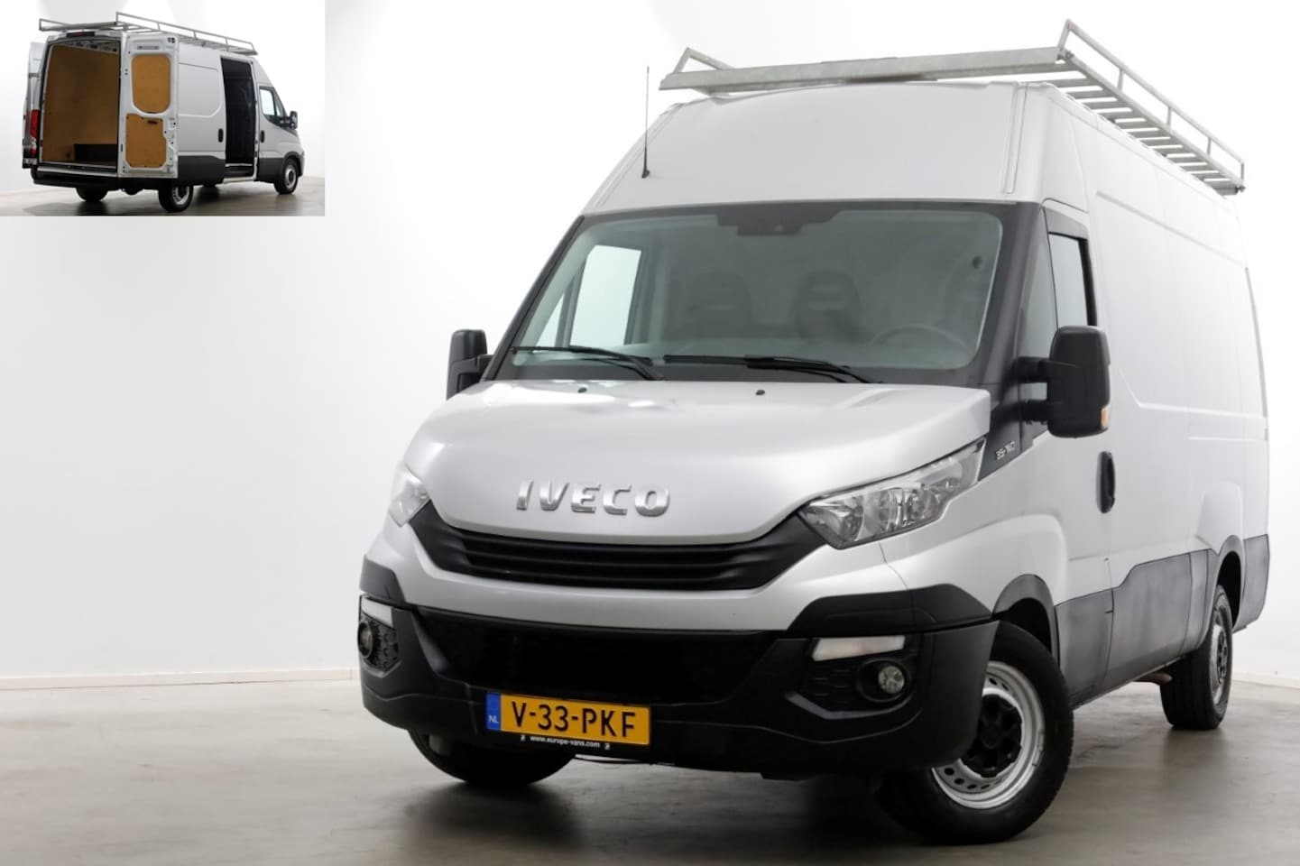 Iveco Daily - 35 S 14 300 35S14 136pk E6 L2H2 Airco/Imperiaal/Trekgewicht 3500kg 08-2018 - AutoWereld.nl