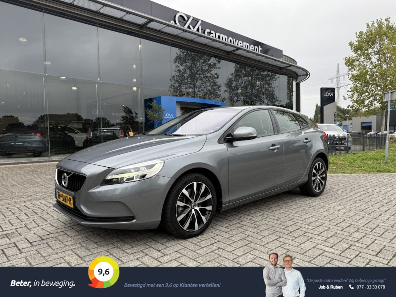 Volvo V40 - 1.5 T3 Dynamic Edition Automaat | Navi | Cruise | afn. trekhaak - AutoWereld.nl