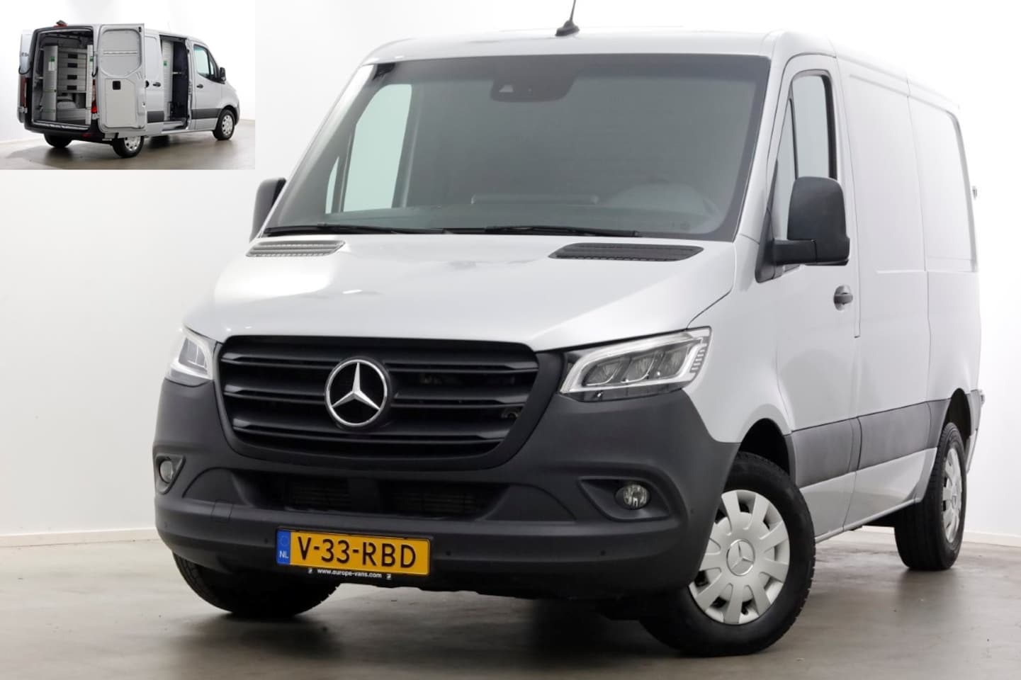 Mercedes-Benz Sprinter - 314 CDI 143pk E6 9G Automaat L1H1 LED/ACC/Camera/Inrichting 04-2021 - AutoWereld.nl