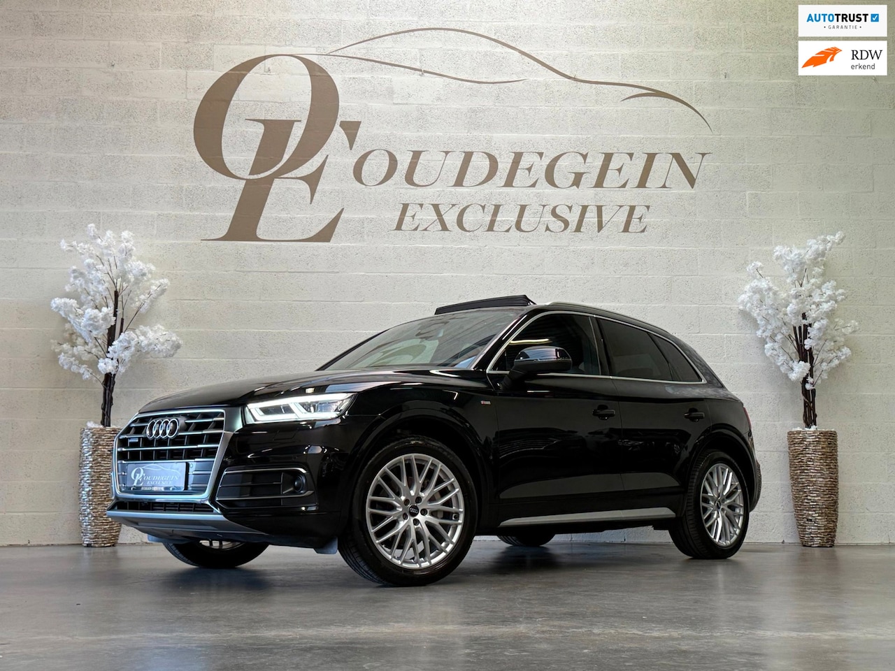 Audi Q5 - 2.0 TFSI Quattro Sport / Trekhaak / Luchtvering / Carplay / Pano / Sfeerver / Keyless / Ca - AutoWereld.nl