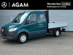 Mercedes-Benz Sprinter - 317 CDI L2 DC Open Laadbak | 3500kg Trekhaak | Face-Lift | Leer | 7-Persoons