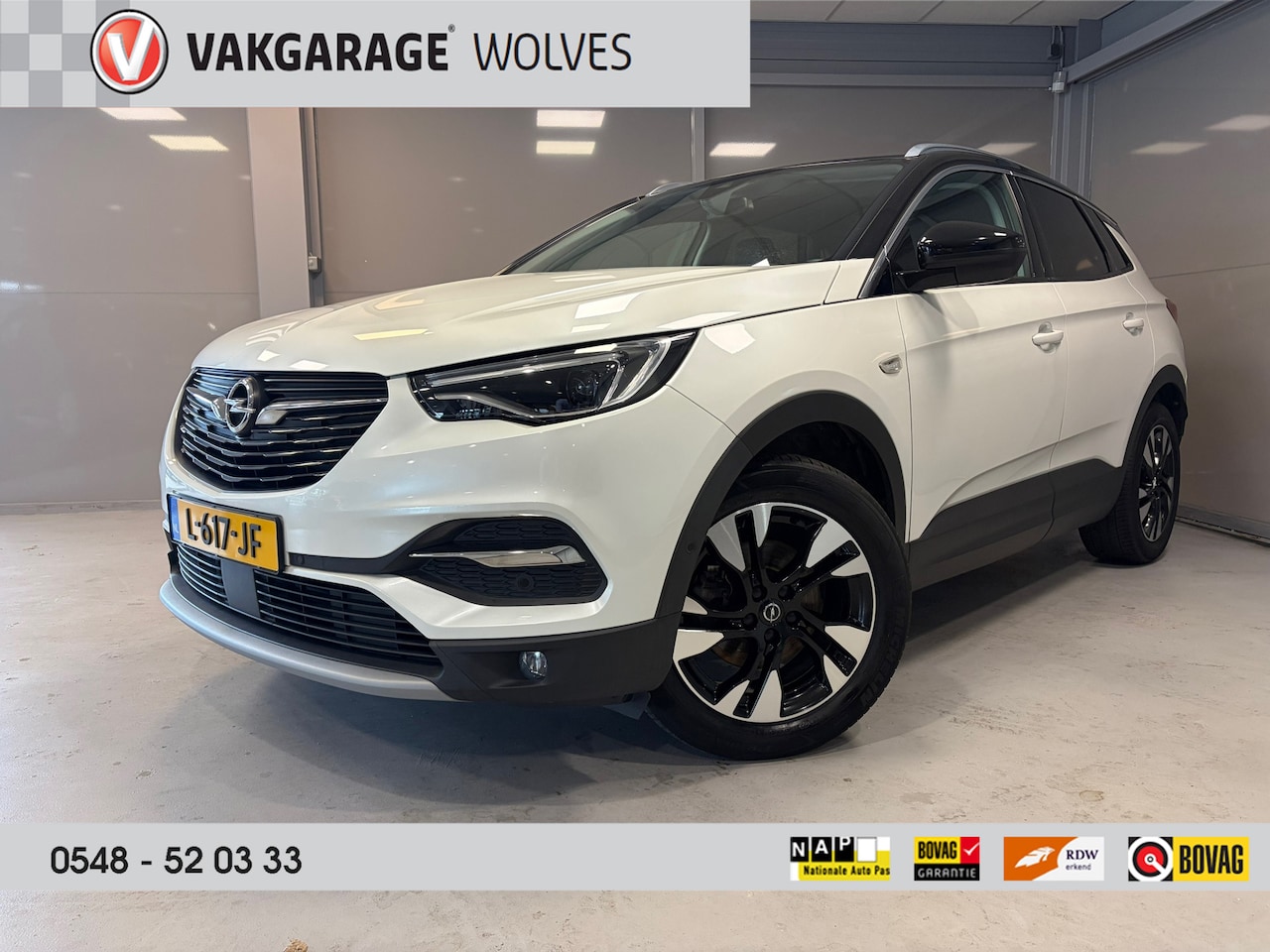 Opel Grandland X - 1.2 Turbo Ultimate | CLIMA | ELEKTR ACHTERKLEP | LED | CAR PLAY | - AutoWereld.nl