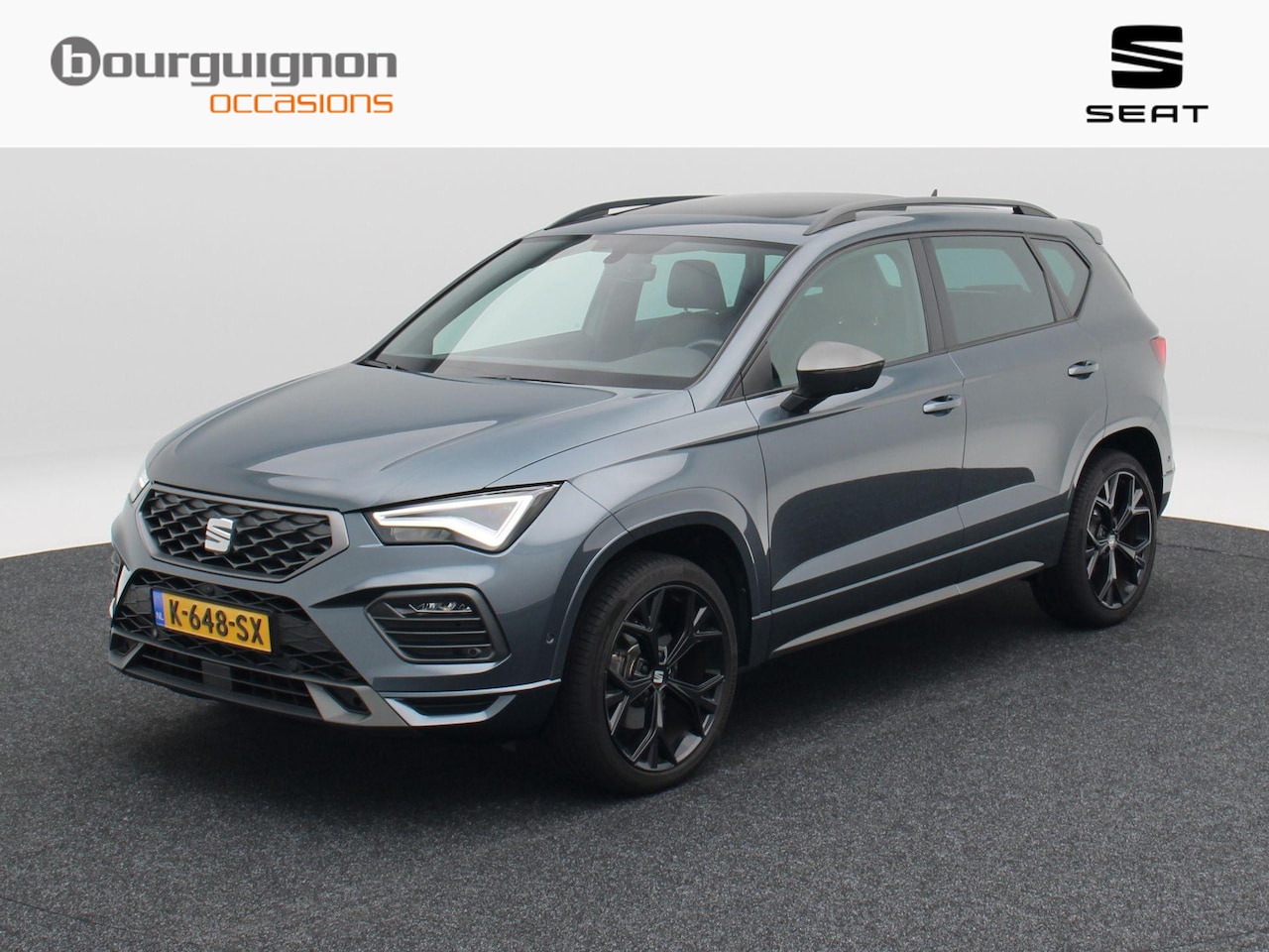 SEAT Ateca - 1.5 TSi 150 Pk Automaat FR Business Intense | Trekhaak | Panorama dak | 360 Camera | Beats - AutoWereld.nl