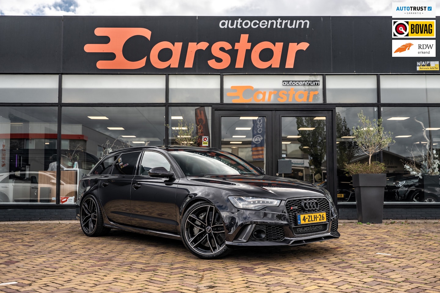 Audi A6 Avant - 4.0 TFSI RS 6 quattro Pro Line Plus|Keramisch|Akrapovic|Pano - AutoWereld.nl