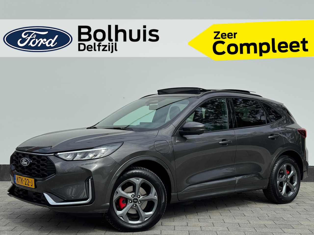 Ford Kuga - 2.5 PHEV 243 pk ST-Line X | Trekhaak | Pano |  Adapt Cruise |  Winter Pack | B&O | 360° Ca - AutoWereld.nl
