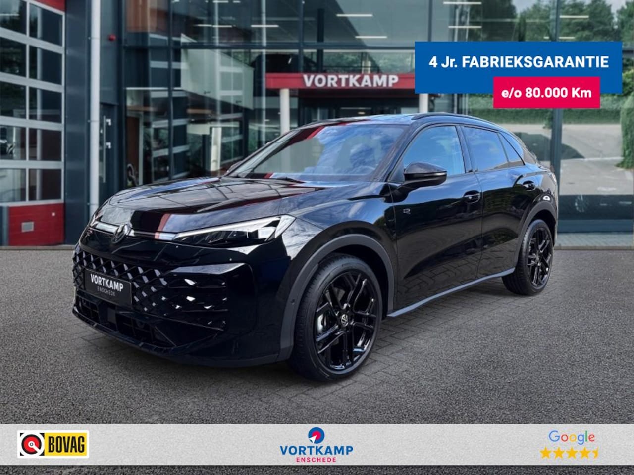 Volkswagen T-Roc - 1.5 eTSI R-LINE BLACK OPTIK LED-MATRIX/ACC/CAMERA/E-KLEP/CARPLAY - AutoWereld.nl