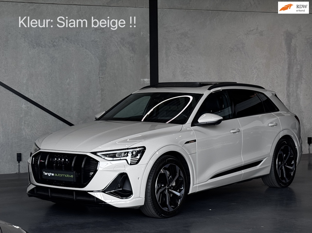 Audi e-tron - 55 S edit, Pano, 360°, B&O, HeadUp, Siam Beige - AutoWereld.nl