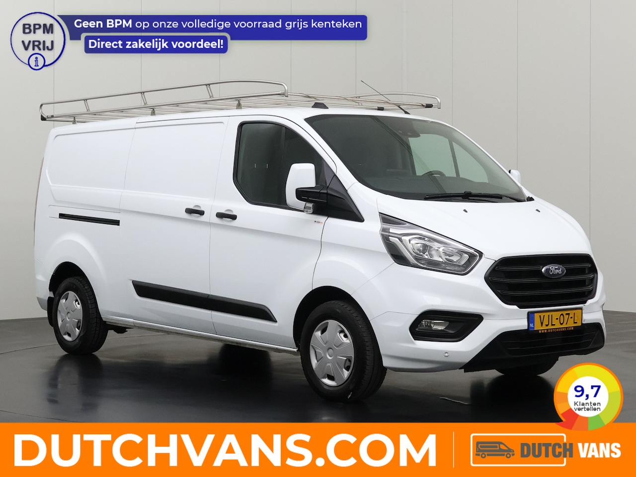 Ford Transit Custom - 2.0TDCI 130PK Lang | 2xSchuifdeur | Imperiaal | Trekhaak | Multimedia | Camera | Airco | C - AutoWereld.nl