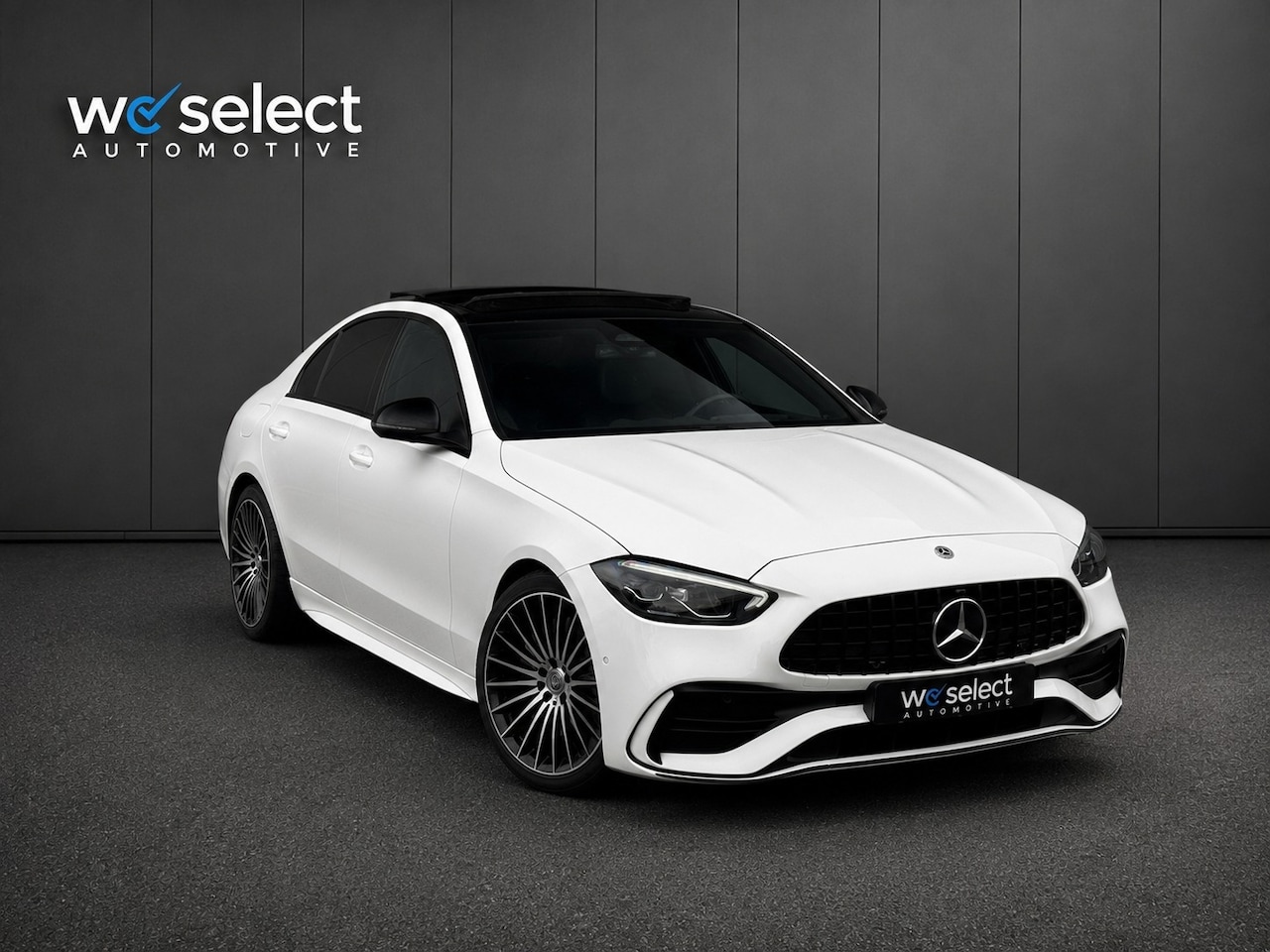 Mercedes-Benz C-klasse - 200 4MATIC AMG Pano l Ambient l Camera l Memory l Leder l ACC l Carbon l Burmester - AutoWereld.nl