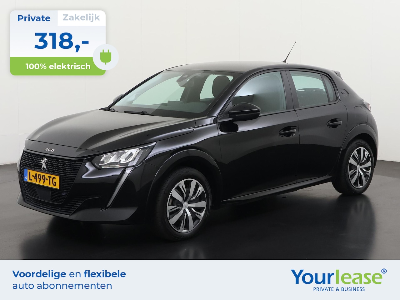 Peugeot e-208 - EV Blue Lease Active 50 kWh | All-in 318,- Private Lease | Direct uit voorraad - AutoWereld.nl