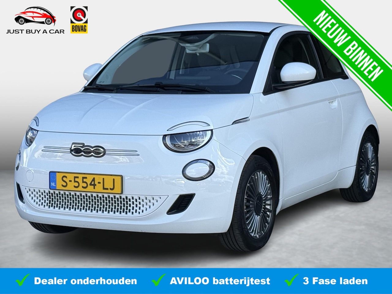 Fiat 500 - Icon 24 kWh | SOH 94% | Apple & Android | Cruise Control | Navigatie | 1e Eigenaar | Full- - AutoWereld.nl