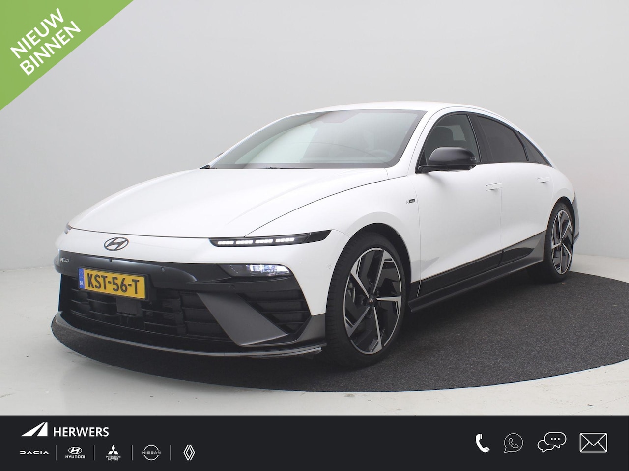 Hyundai IONIQ 6 - N-Line AWD 84 kWh / UNIEK / CCS Snelladen / Rondomzicht camera / HUD / Bose Audio Systee - AutoWereld.nl