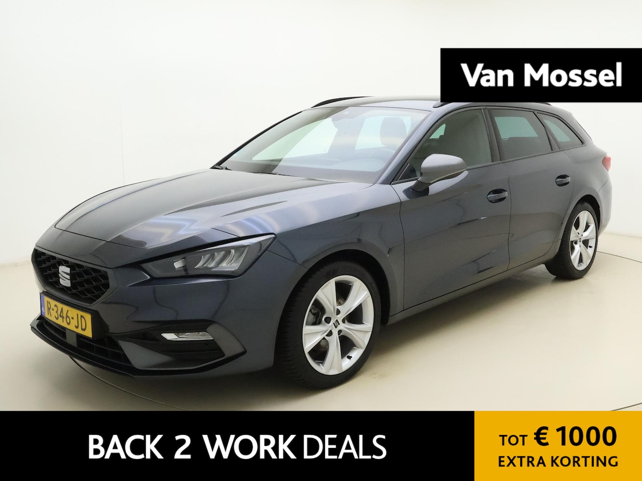 SEAT Leon Sportstourer - 1.0 eTSI FR Business | Automaat | Trekhaak | LED Koplampen | Apple Carplay / Android Auto - AutoWereld.nl