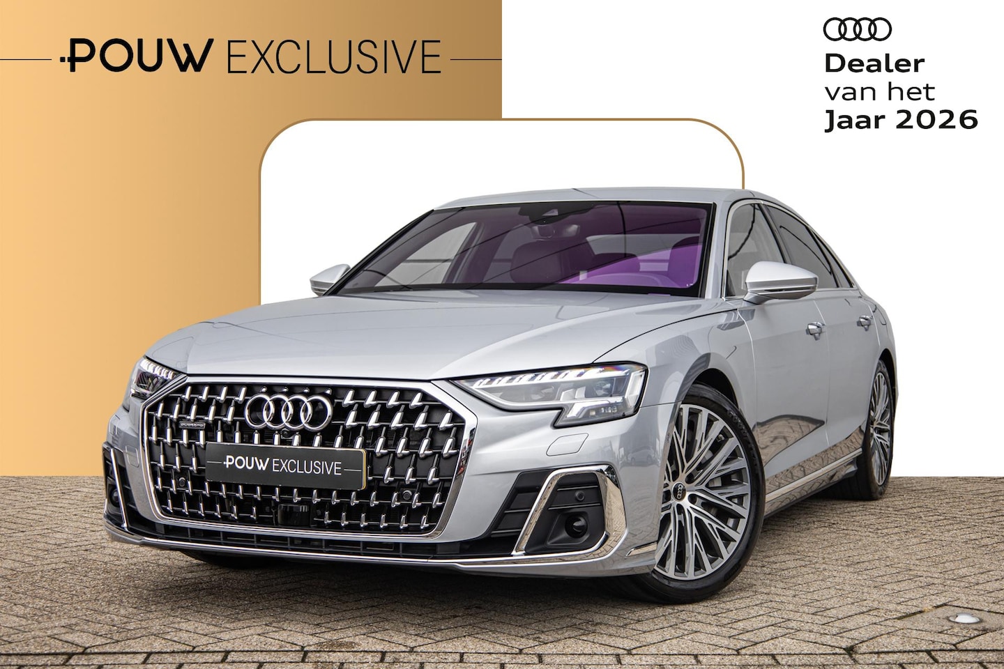 Audi A8 - 60 TFSIe 462pk quattro | 20" LMV | 360 Camera | Massage | Trekhaak | Achterasbesturing | B - AutoWereld.nl