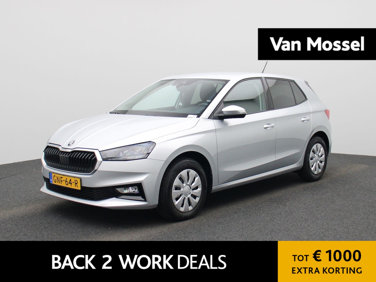 Skoda Fabia - 1.0 TSI Selection 115 PK AUTOMAAT | Virtual Cockpit | Airco | Parkeersensoren | Apple car - AutoWereld.nl