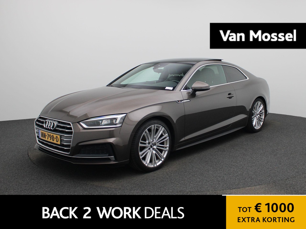 Audi A5 Coupé - 2.0 TFSI ultra Launch Edition | Automaat | Panoramdak | Stoelverwarming | Navigatie | Clim - AutoWereld.nl