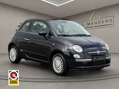 Fiat 500 C - 1.0 TwinAir Lounge 2013 ZWART | Cabrio | Airco | NL