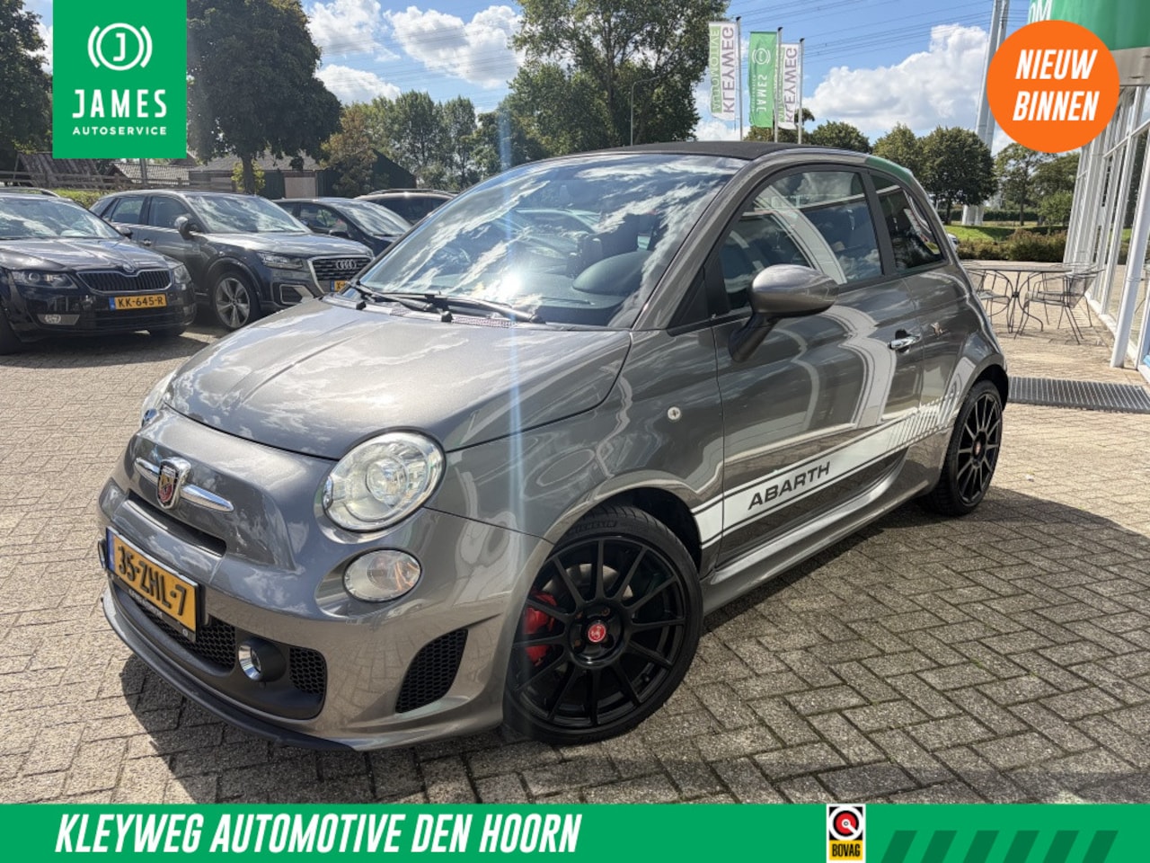 Fiat 500 C - 1.4 T-Jet Abarth, Leder, Climate Control, 17"inch - AutoWereld.nl