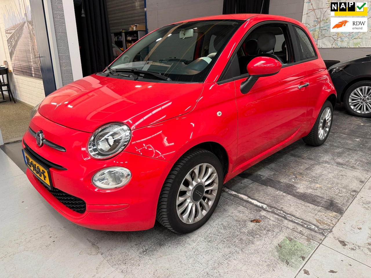 Fiat 500 - 1.2 Popstar / AIRCO / FACELIFT MODEL / APPLE CARPLAY / APK 06-27 - AutoWereld.nl