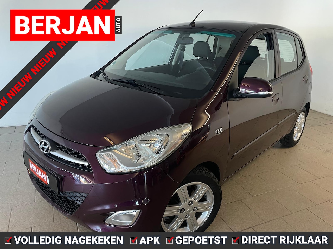 Hyundai i10 - 1.1 i-Motion Cool AIRCO STOELVERW ELEK RAMEN CENT VERG 5DRS HOGE ZIT NWE APK INRUIL MOG KE - AutoWereld.nl