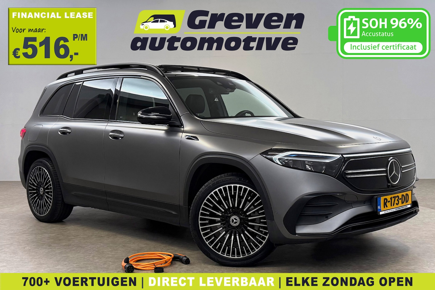 Mercedes-Benz EQB - 250 AMG Line 67 kWh | Snelladen | SOH 96% | Pano | HuD | 360° | Virtual | Burmester | Memo - AutoWereld.nl