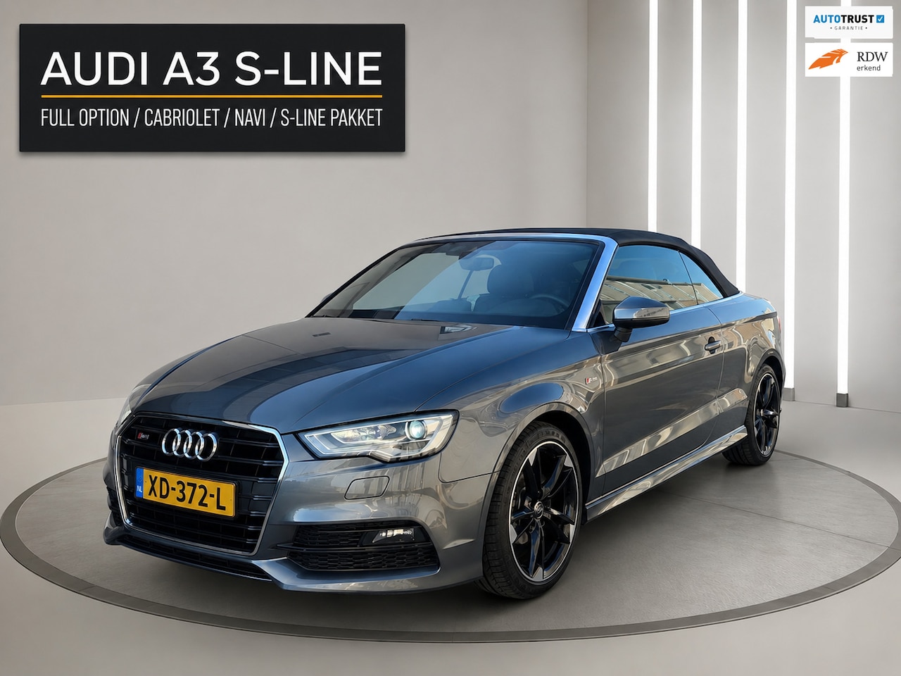Audi A3 Cabriolet - 1.4 TFSI Ambition Pro Line S - line |Nekverwarming | leder/alcantara | | Xenon | stoelverw - AutoWereld.nl