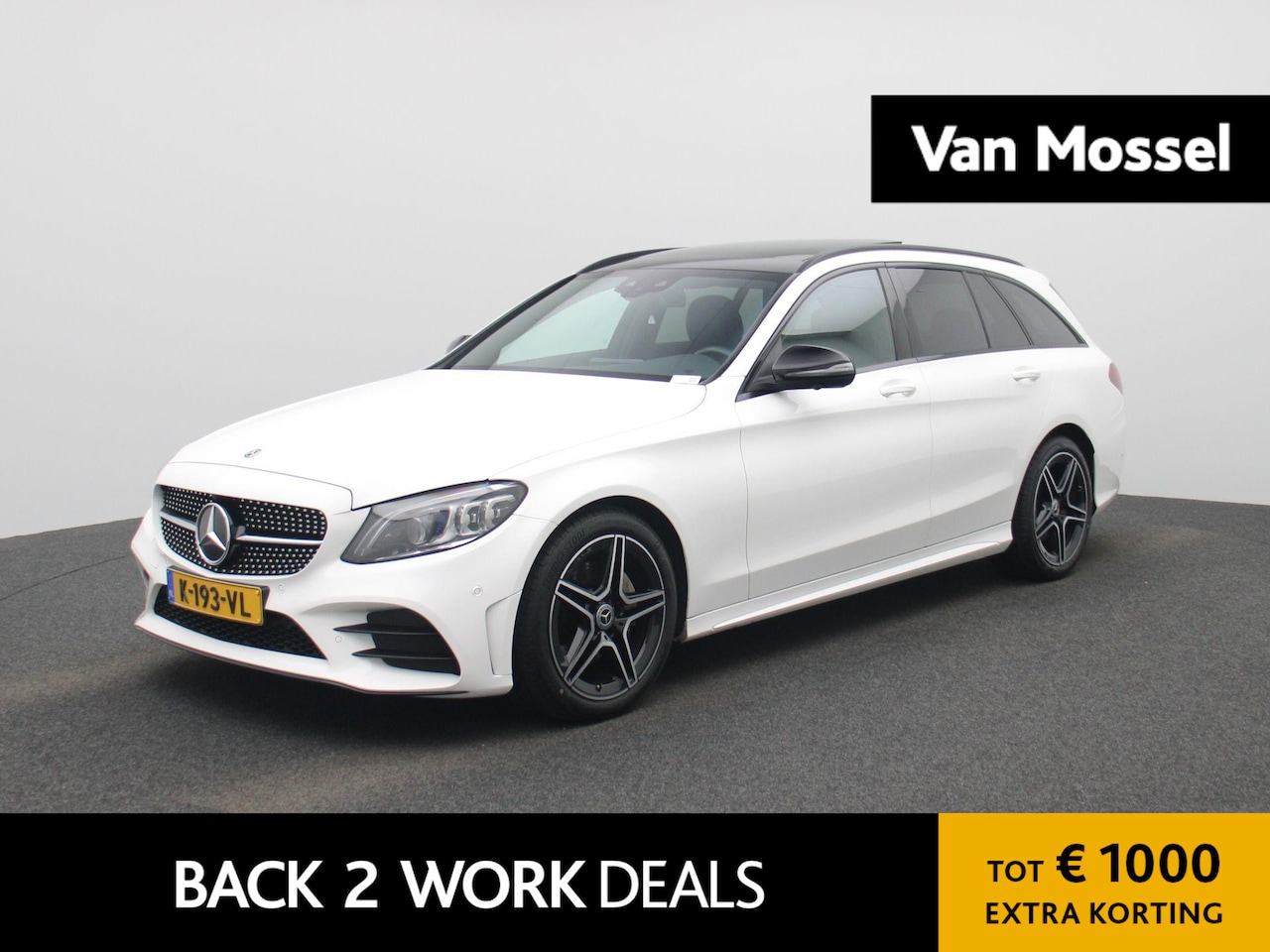 Mercedes-Benz C-klasse Estate - 180 Business Solution AMG | AUTOMAAT | PANORAMADAK | ACHTERUITRIJCAMERA | STOELVERWARMING - AutoWereld.nl