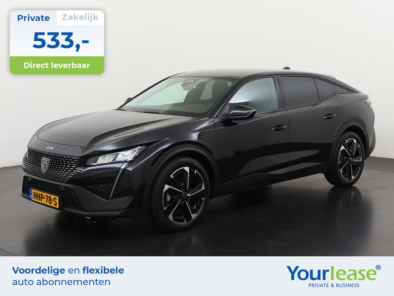 Peugeot 408 - 1.2 Hybrid 145 e-DCS6 Allure | All-in 533,- Private Lease | Direct uit voorraad - AutoWereld.nl