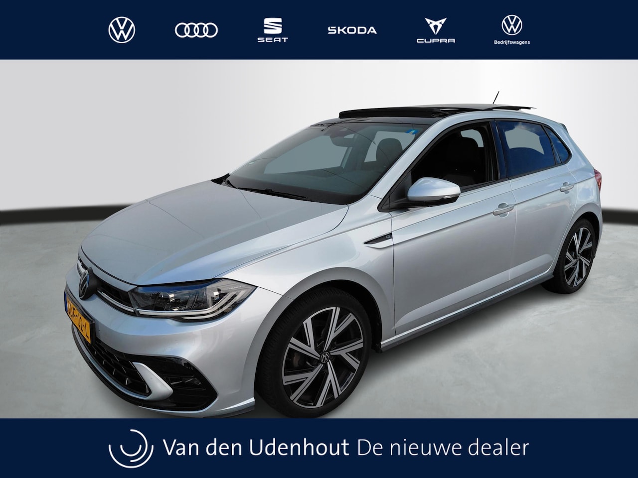 Volkswagen Polo - 1.0 TSI R-Line Business | Keyless | Panoramdak | Camera | 17" Bergamo | - AutoWereld.nl