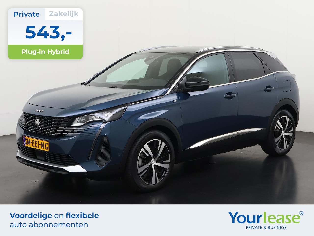 Peugeot 3008 - 1.6 HYbrid 225 GT | All-in 543,- Private Lease | Direct uit voorraad - AutoWereld.nl