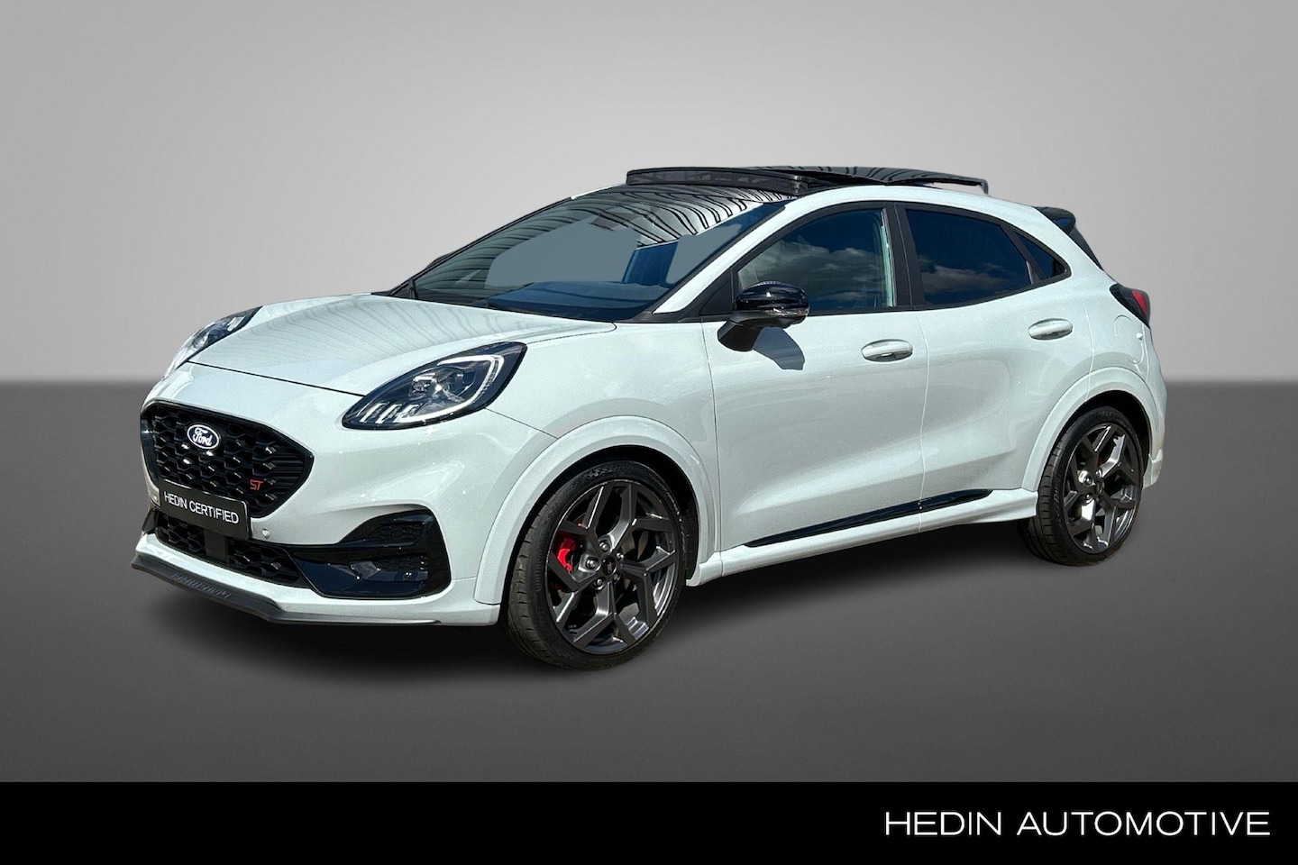 Ford Puma - 1.0 EcoBoost Hybrid ST 170PK Automaat | NL-Auto| Panoramadak | Cactus Grey | - AutoWereld.nl