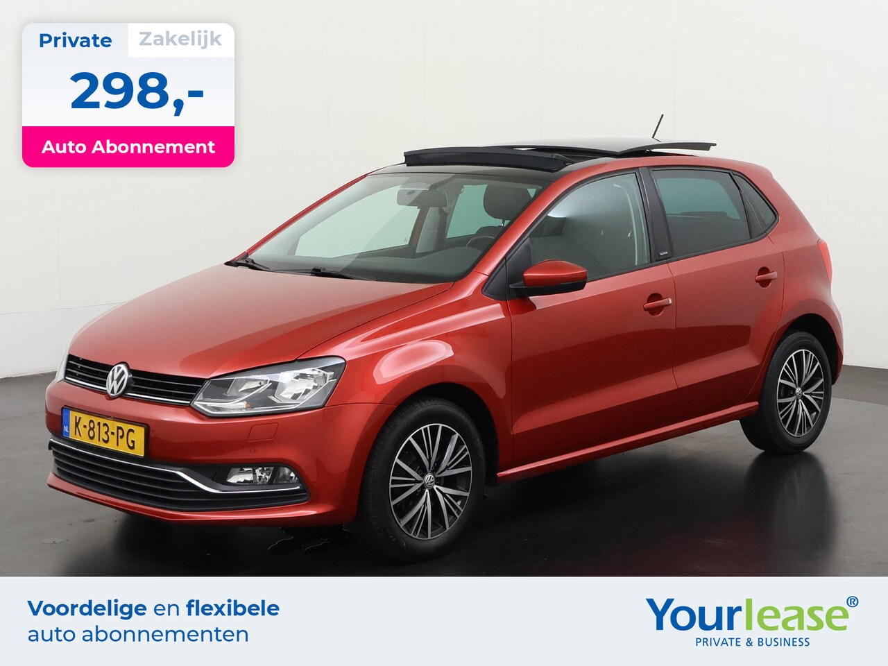 Volkswagen Polo - 1.0 Allstar | All-in 298,- Private Lease | Direct uit voorraad - AutoWereld.nl
