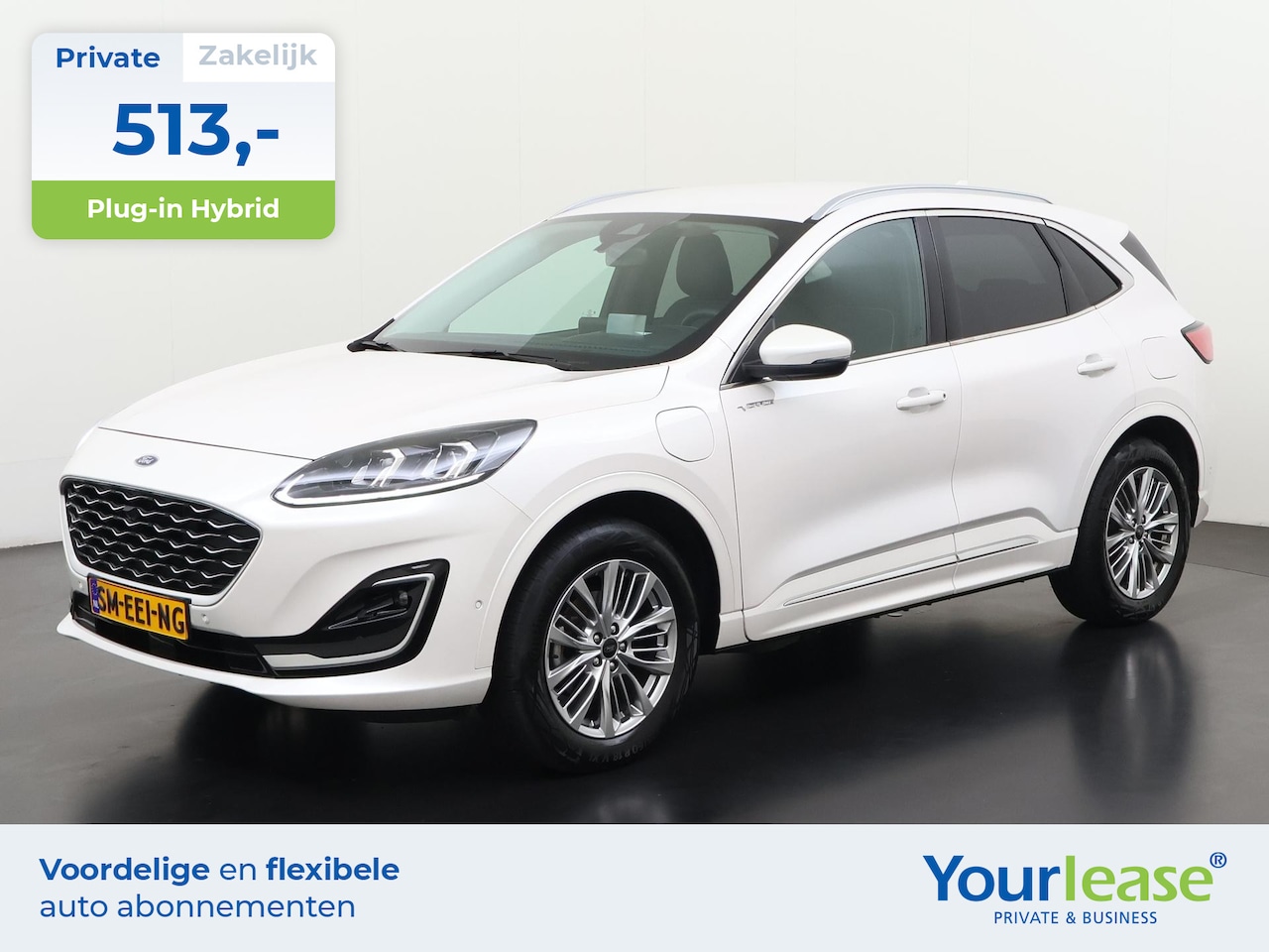 Ford Kuga - 2.5 PHEV Vignale | All-in 513,- Private Lease | Direct uit voorraad - AutoWereld.nl