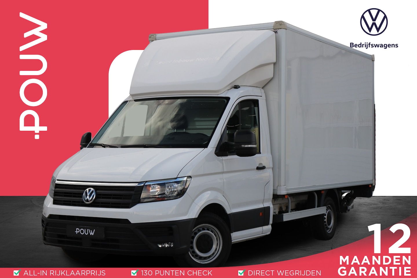 Volkswagen Crafter - 35 2.0 TDI 102pk L3 Highline | Dhollandia Laadklep | Lederen Bekleding | Camera | Navigati - AutoWereld.nl