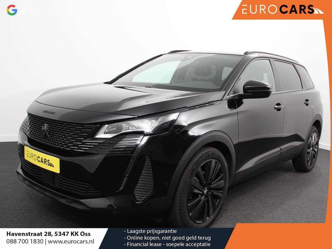 Peugeot 5008 - 1.2 PureTech GT Black Pack 7persoons Climate control Adaptive cruise control Achteruitrij - AutoWereld.nl